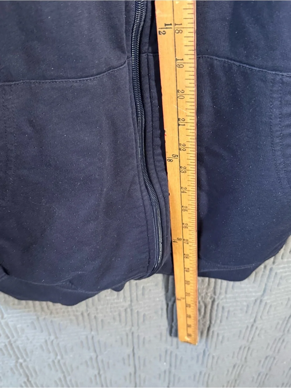 Nike Full Zip Sweater Mens XXL Navy Blue Hoodie 100% Cotton